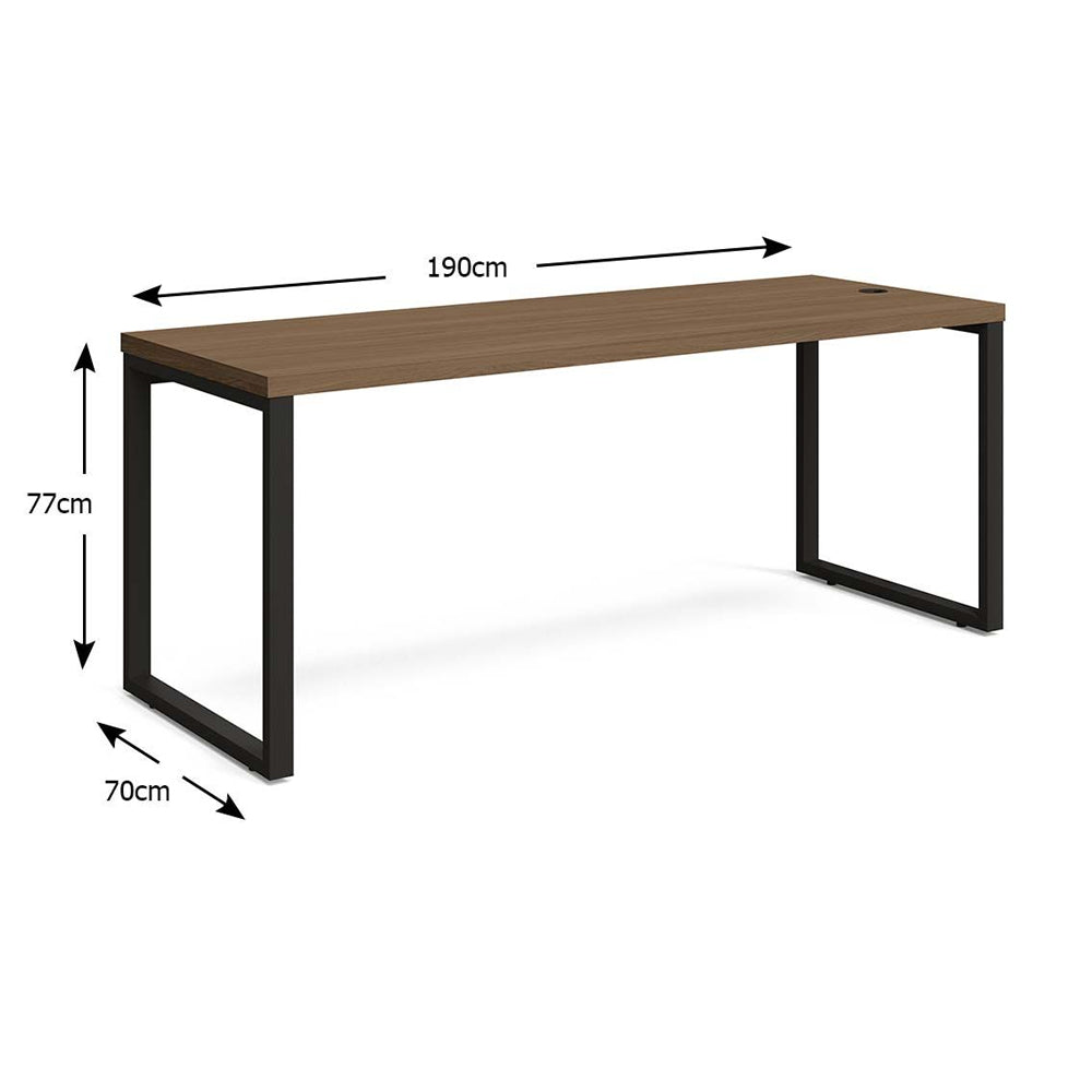 Conjunto para Escritório com Mesa Diretor Munique 190 Cm e Gaveteiro Kapesberg