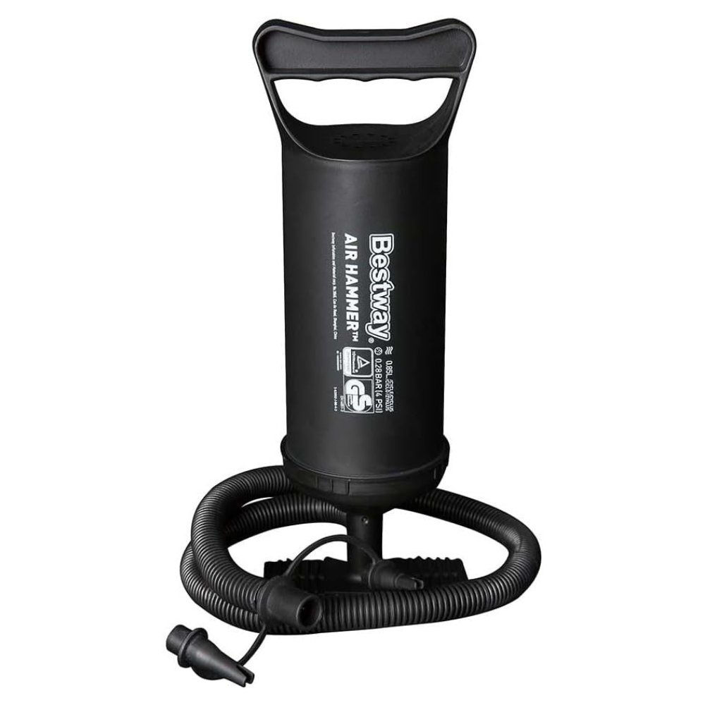 Bomba de Ar Manual Bestway 30cm com 3 Bicos Adaptadores