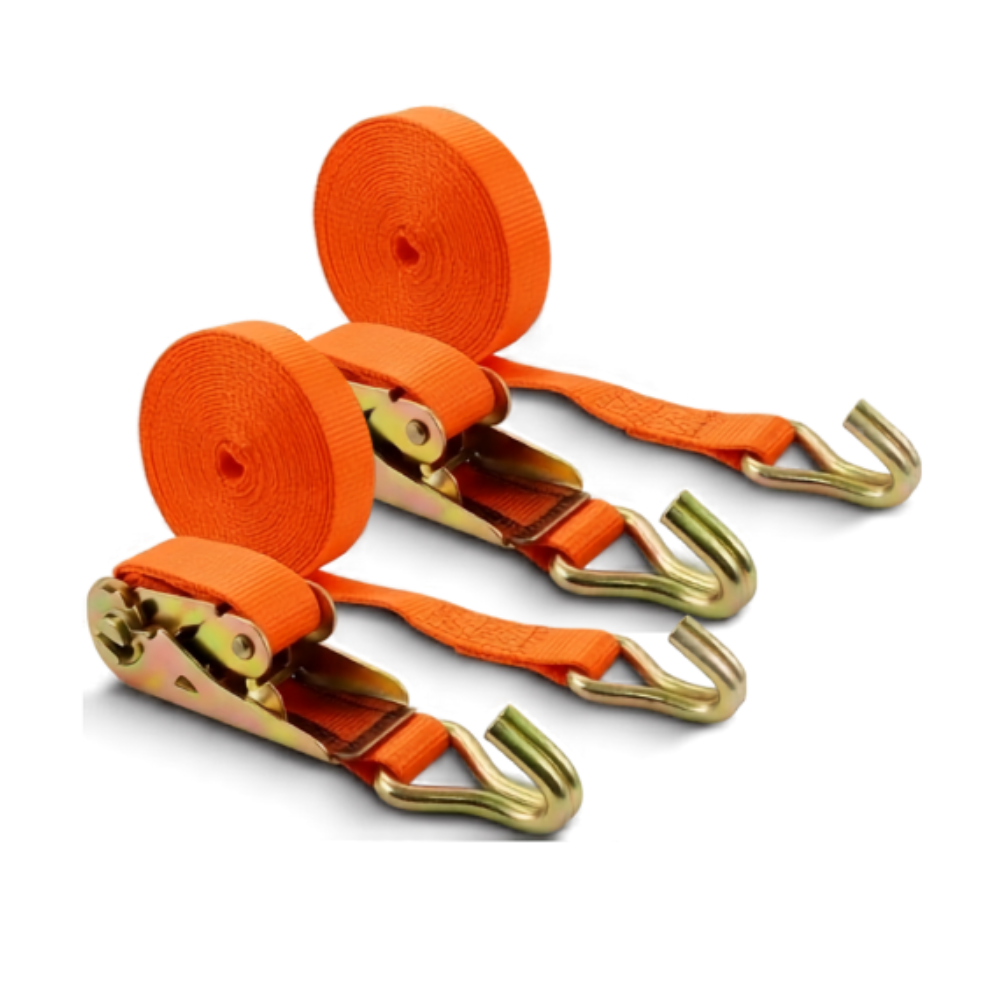 Kit 2 Cintas com Catraca para Amarração de Carga 0,8 Tonelada 4,5 Metros Muke Tools