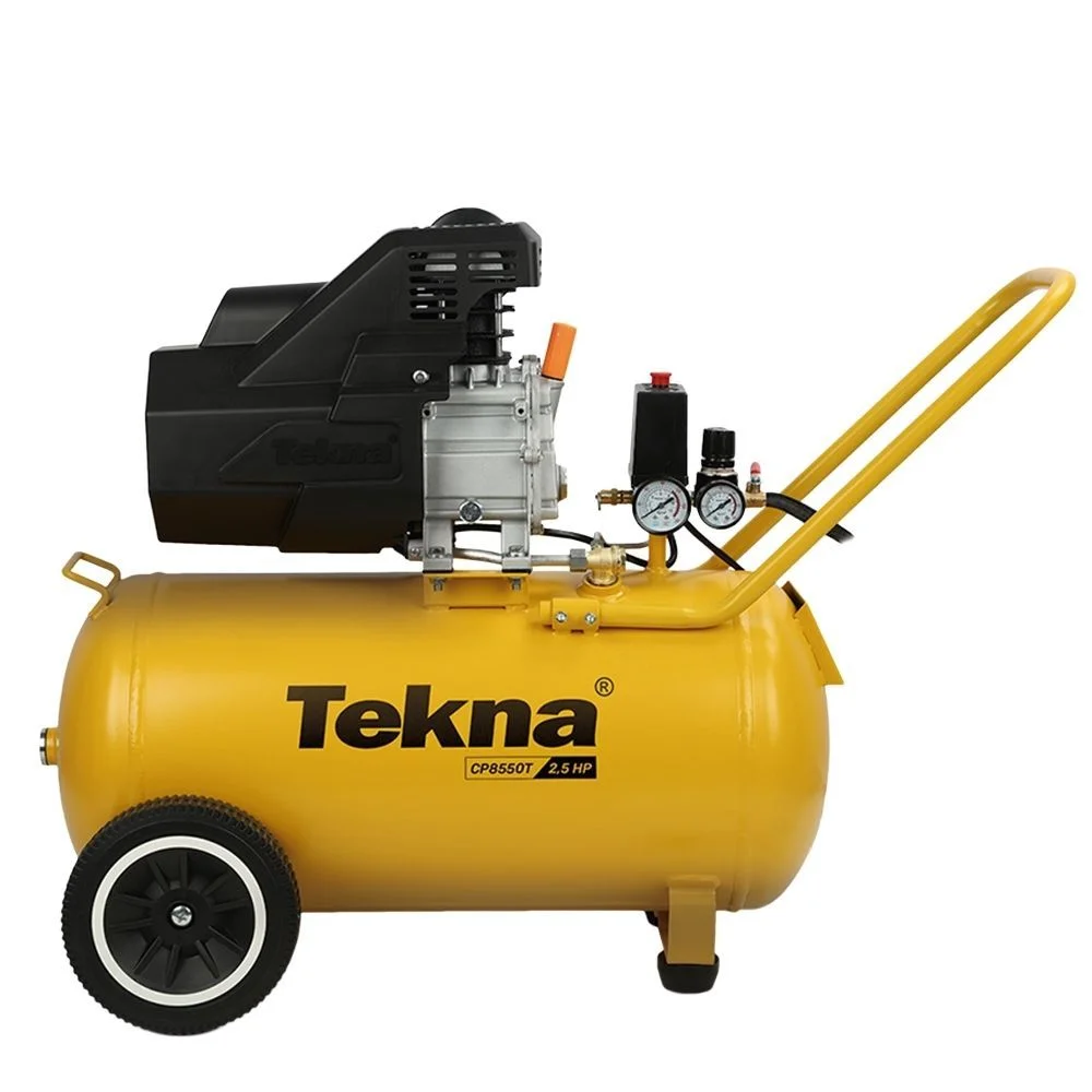 Compressor de Ar CP8550T-2C 43 Litros 2,5HP 8 PCM com Dupla Saída Tekna