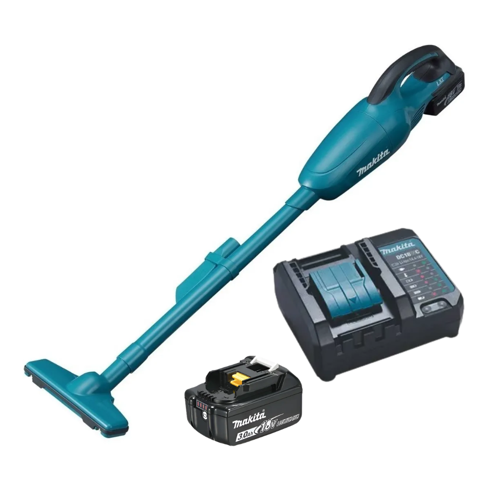 Aspirador de Pó Portátil a Bateria 18V DCL180 650ml Com Bateria e Carregador Makita