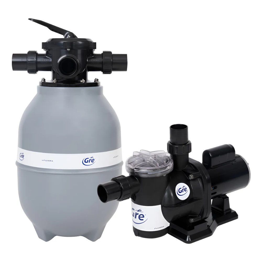 Kit Bomba 1/3 Com Filtro De Piscina GRE300 Até 30.000 Litros