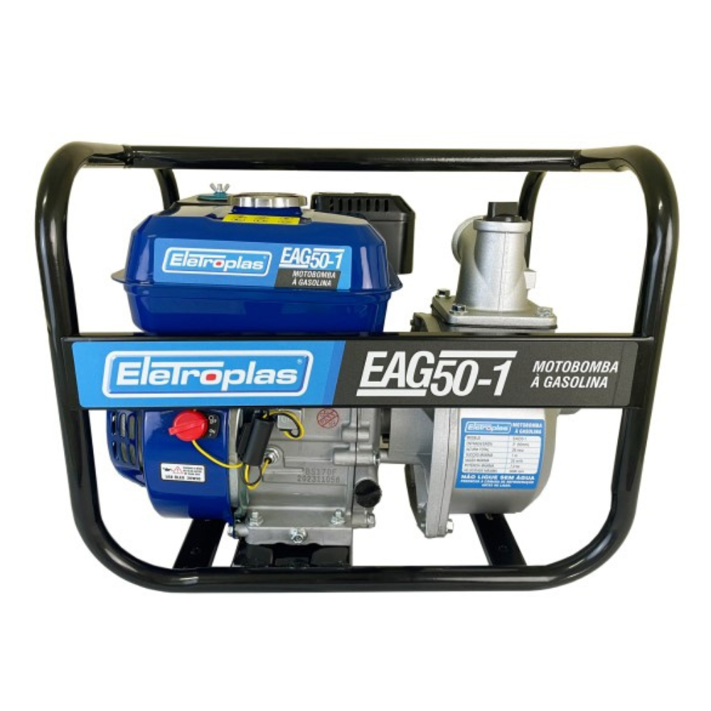 Motobomba Bomba de Água Autoescorvante a Gasolina EAG-50-1 7HP Eletroplas