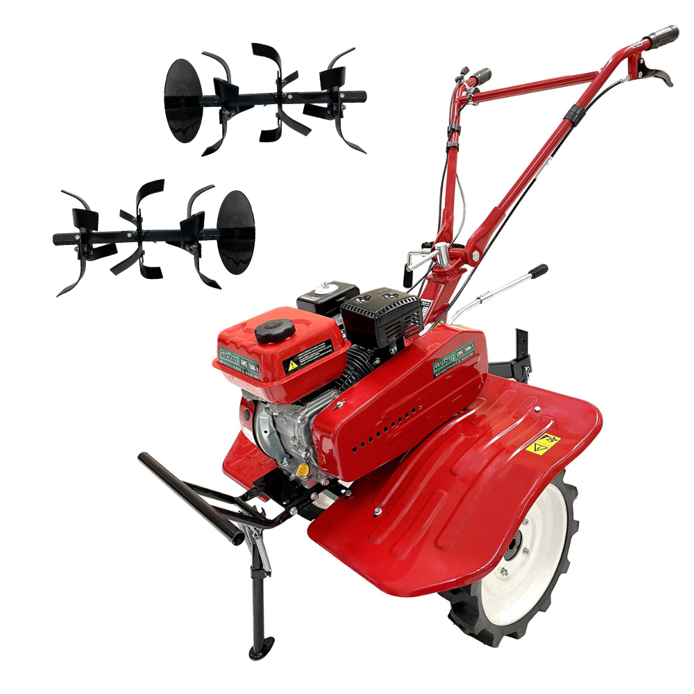 Motocultivador Tratorito a Gasolina Garthem 7HP 4T Roda 8 Polegadas GMG-7000-8