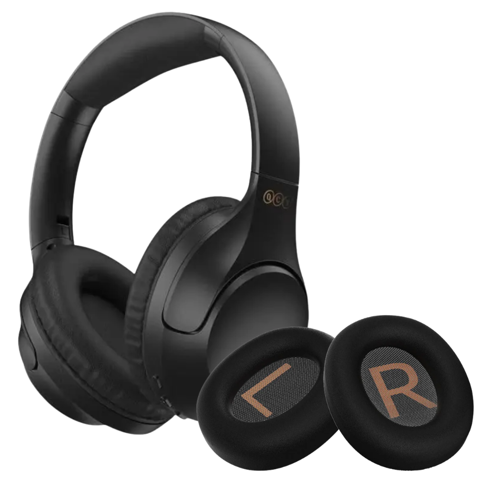 Kit Fone de Ouvido Bluetooth QCY H2 BH22H2A com Almofadas Auriculares de Reposição QCY
