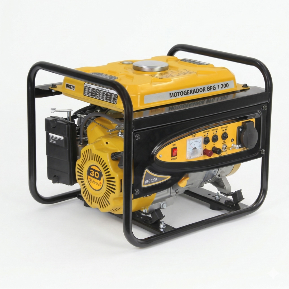 Gerador à Gasolina Partida Manual 1,1 kVA 110/220V BFG1200 Monofásico Buffalo