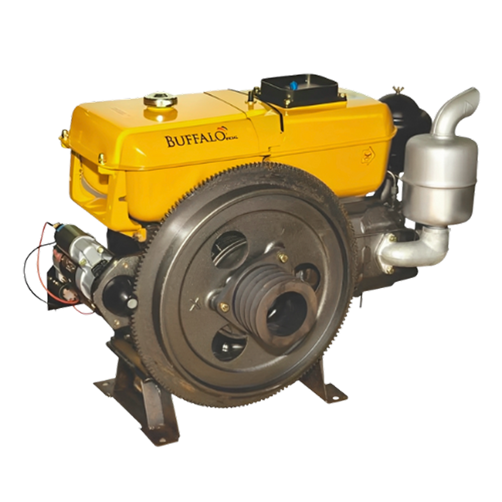 Motor Diesel 22CV Estacionário Partida Elétrica Termossifão Refrigerado a Água Buffalo