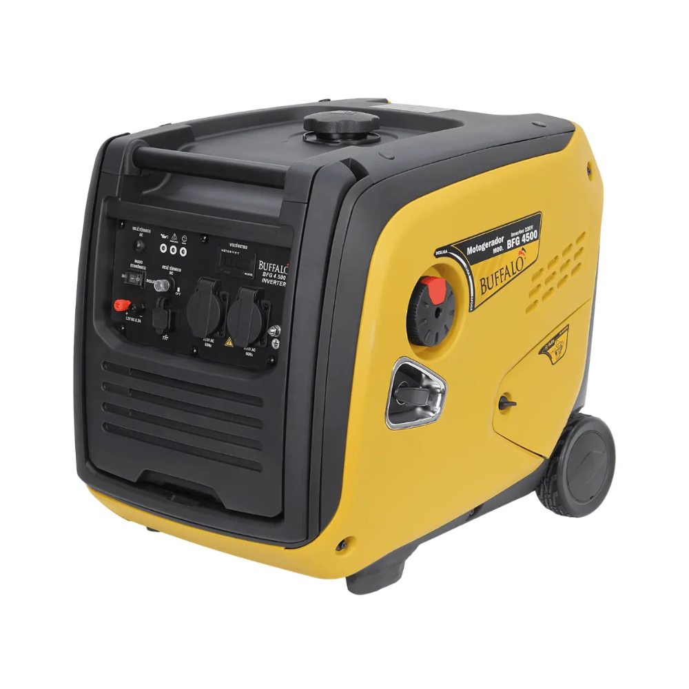 Gerador à Gasolina Partida Manual Inverter Silencioso 4.4 kVA BFG 4.500 Buffalo