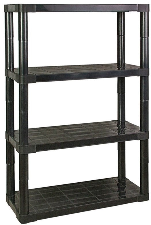 Estante Modular com 4 Prateleiras Preta Antares