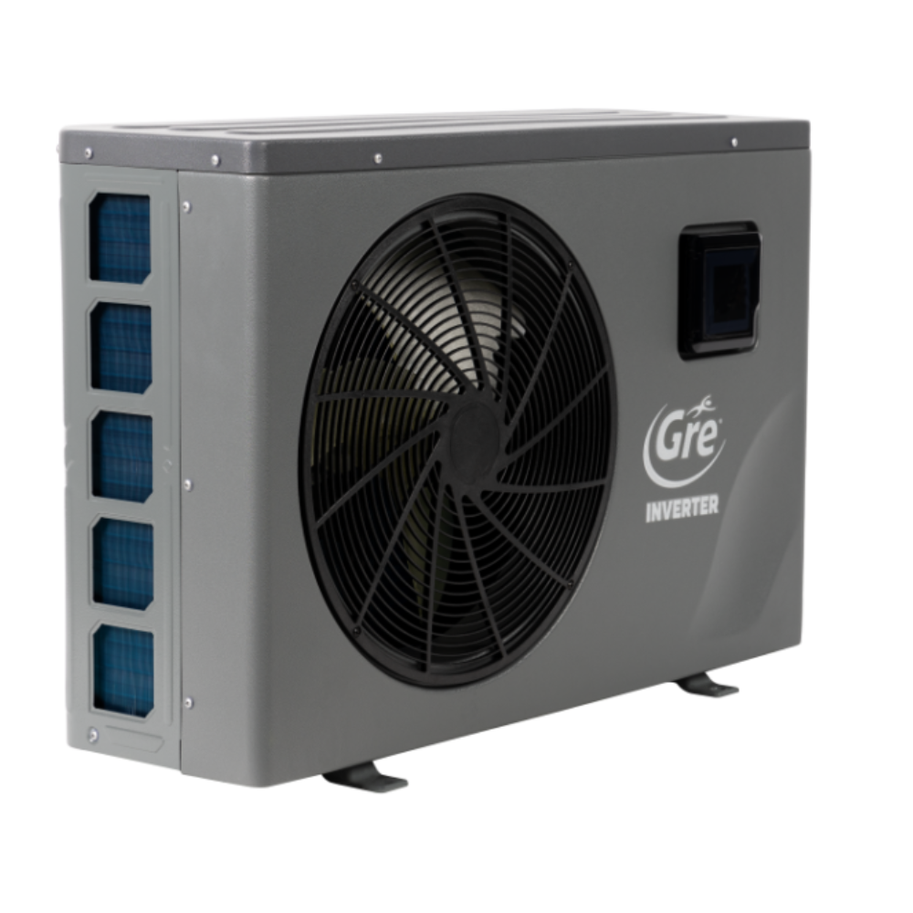 Bomba Trocador De Calor GRE14 Inverter 45.000 Btus Aquecimento Piscinas Até 69.000 Litros