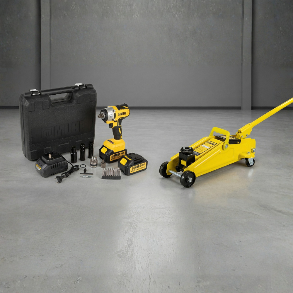 Chave de Impacto 21V Brushless Com Macaco Jacaré 2T Muke Tools