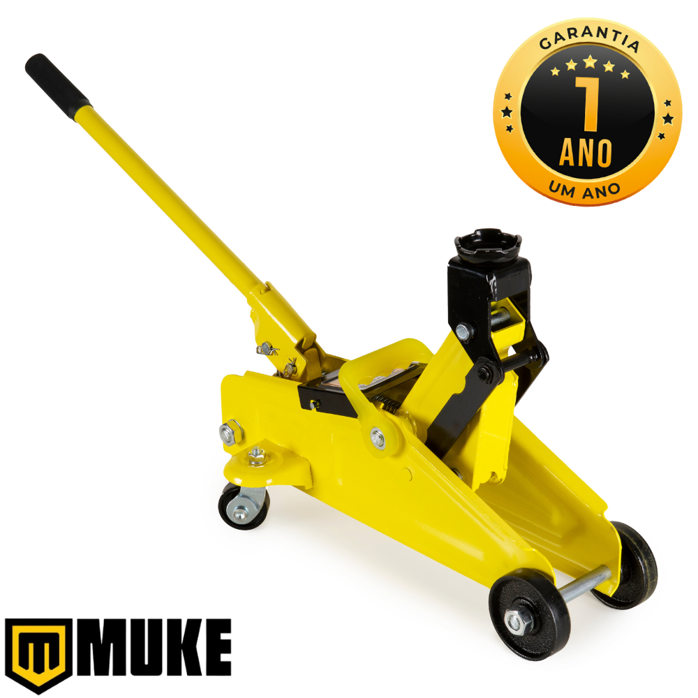 Macaco Hidráulico Jacaré Portátil 2 Toneladas Muke Tools com Maleta