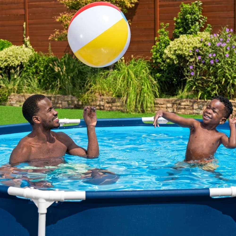 PISCINA ESTRUTURAL 4.678 LITROS BESTWAY CIRCULAR STEEL PRO 3,05MX76CM