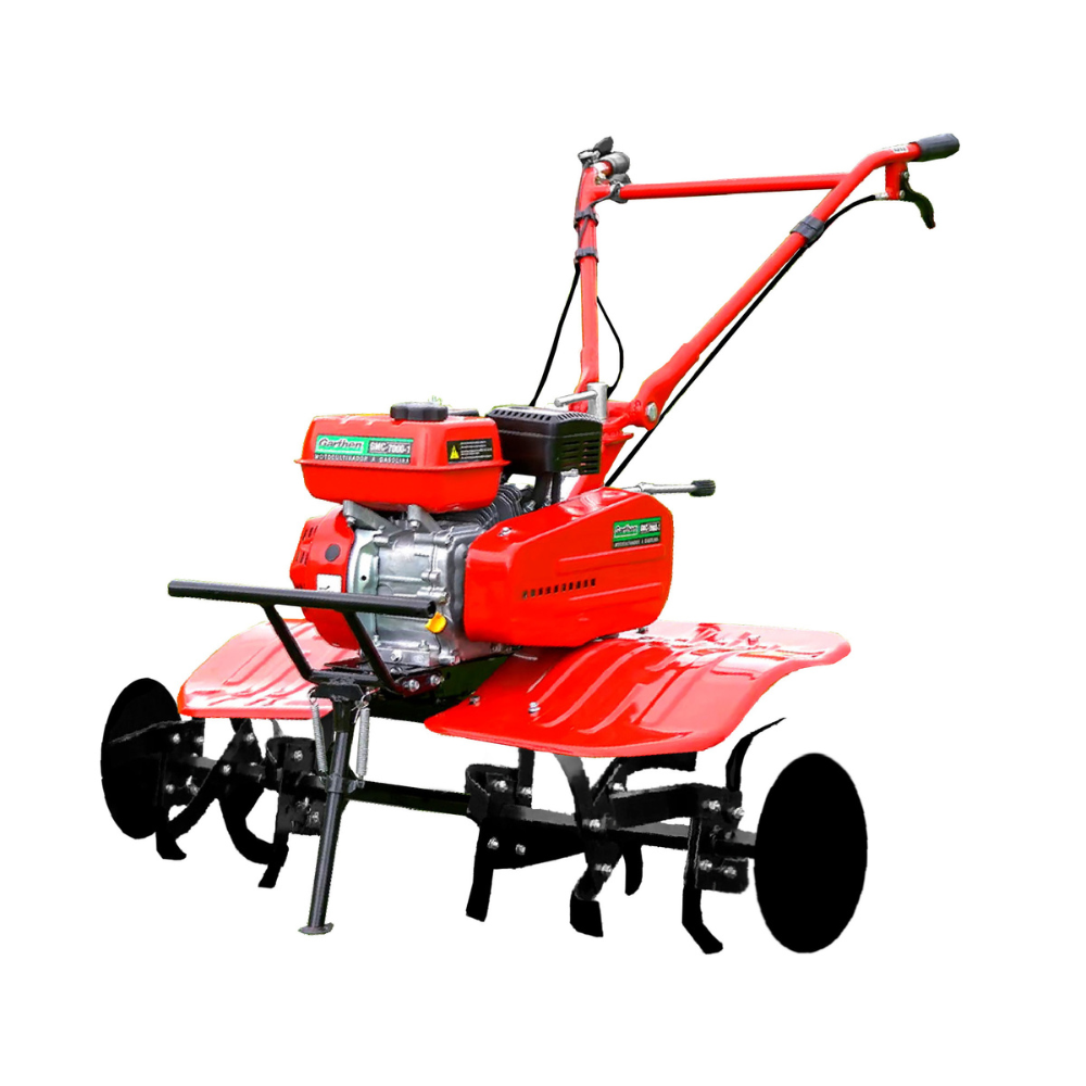 Motocultivador Tratorito a Gasolina Garthem 7HP 4T Roda 8 Polegadas GMG-7000-8