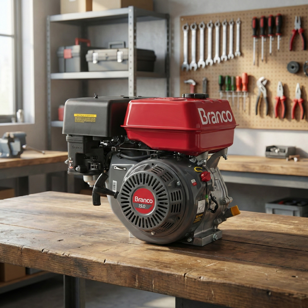 Motor Estacionário a Gasolina Part.Elétrica com Filtro Ciclônico B4T150H 15.0HP/15CV Branco