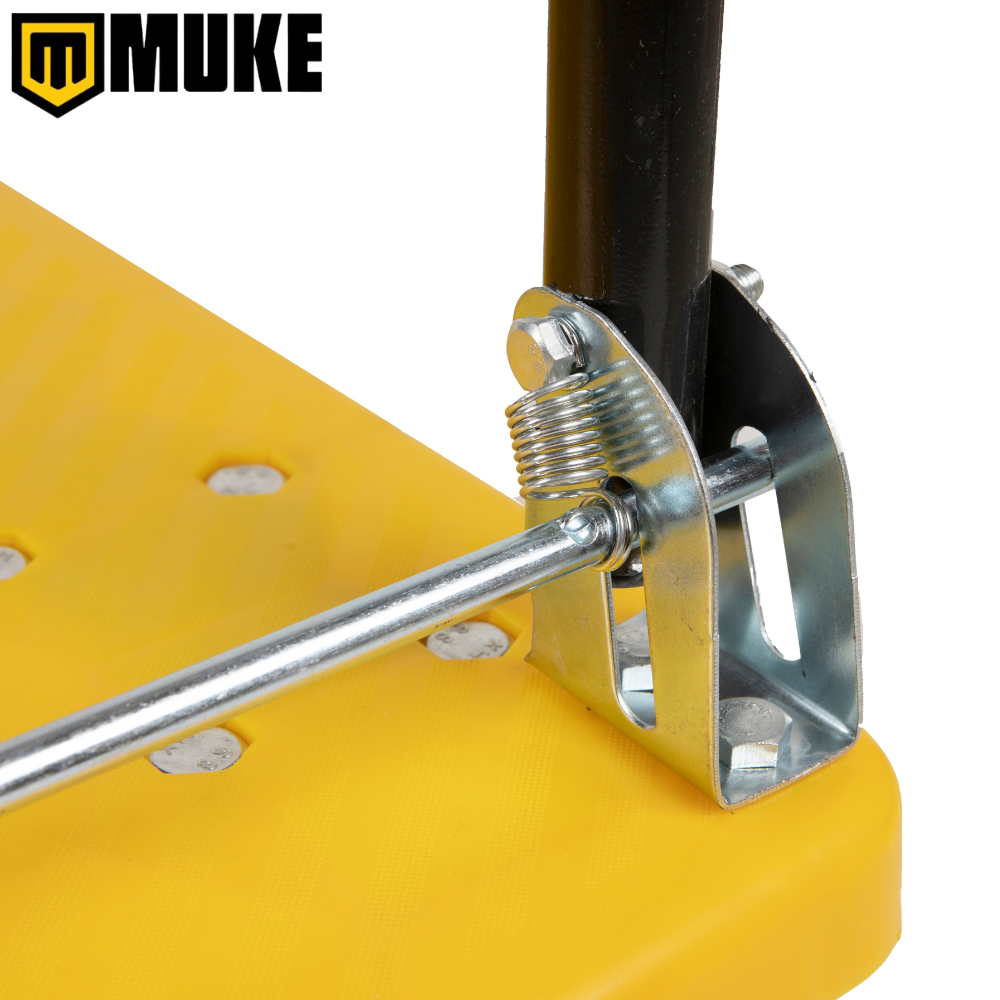 Carrinho Plataforma Dobrável Reforçado para Carga 300kg 4 Rodas Muke Tools