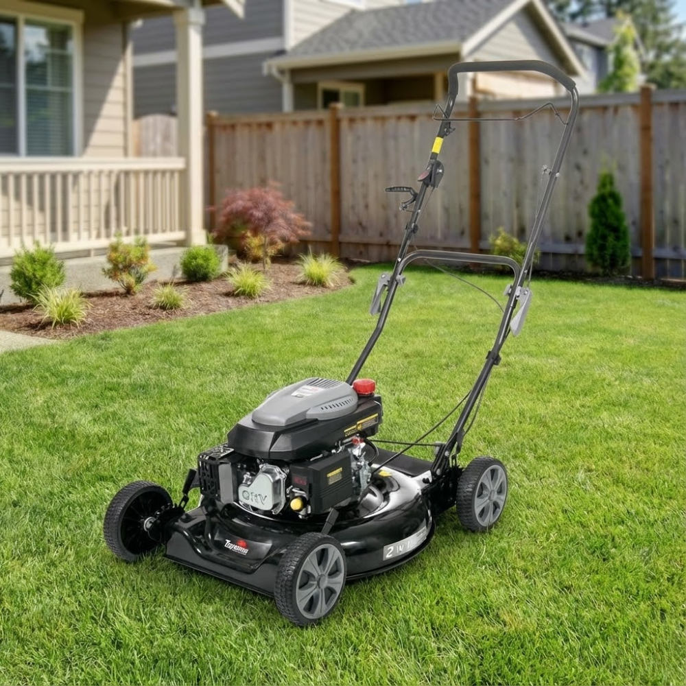 Cortador de Grama a Gasolina Toyama 5HP 146CC 51cm Saída Lateral e Reciclador TLM510SM-50L