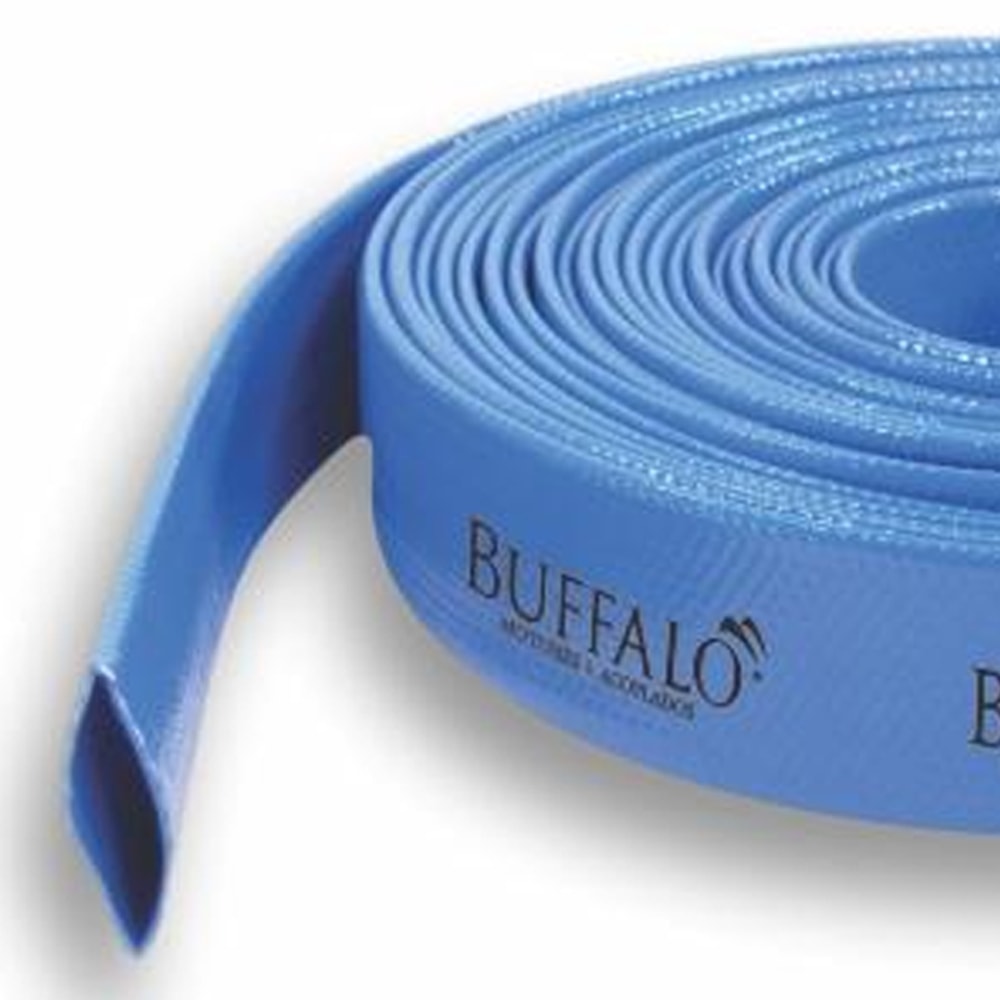 Mangueira de Água Flat Chata Azul 50 Metros 2 Polegadas Buffalo
