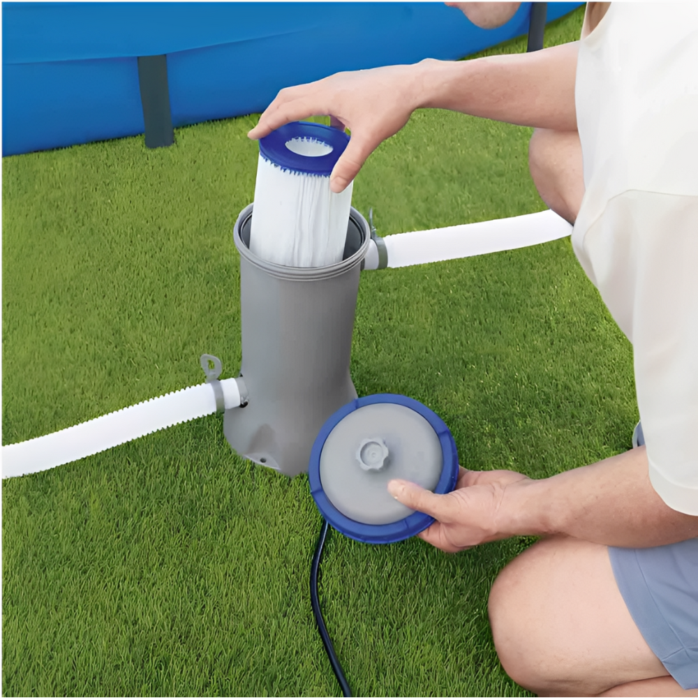 Piscina Inflável Bestway Fast Set 5.377 Litros 3,66m com Bomba Filtrante 127V