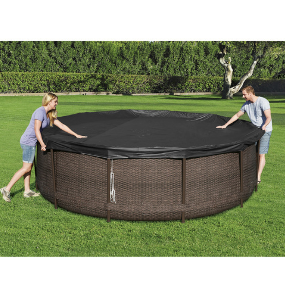 Capa para Piscina Estrutural Bestway Frame Pool Cover 3,66m