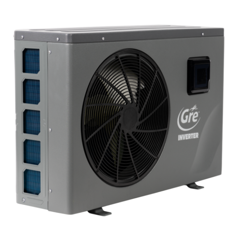 Bomba Trocador de Calor GRE9 Inverter 30.708 BTUS Aquecimento Piscinas até 53.000 Litros
