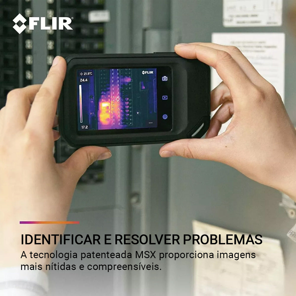 Câmera Térmica Infravermelho Termográfica 19.200 Pixels Flir