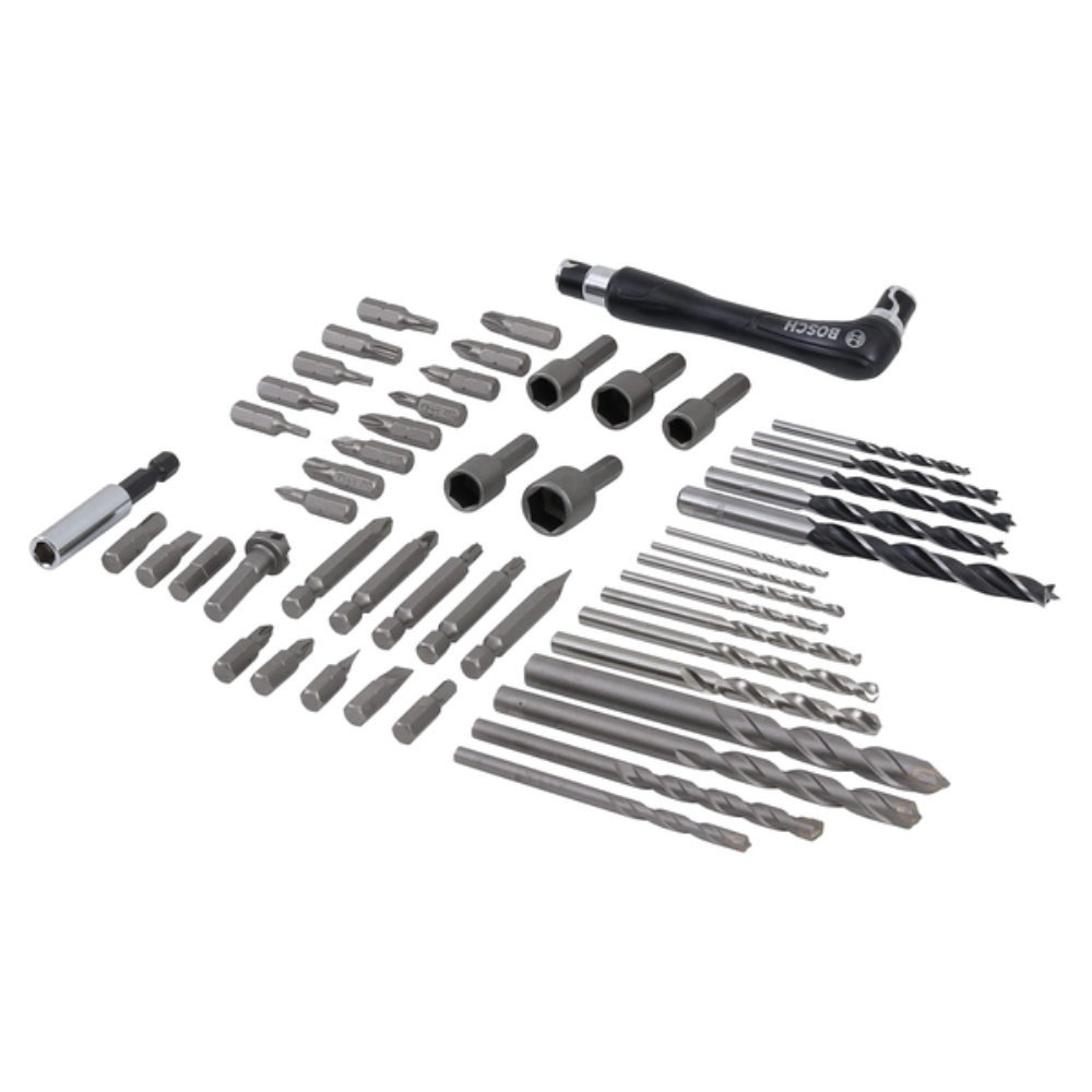 Jogo de Brocas Multimaterial Bosch Premium 50 Peças Com Maleta
