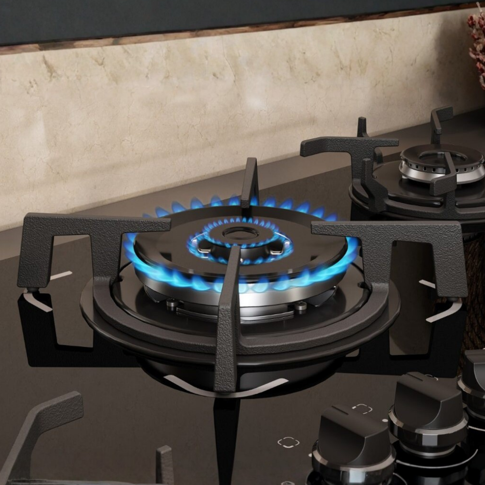 Fogão Cooktop 5 Bocas Tripla Chama Itatiaia Trempe Ferro Fundido Itacook Premium