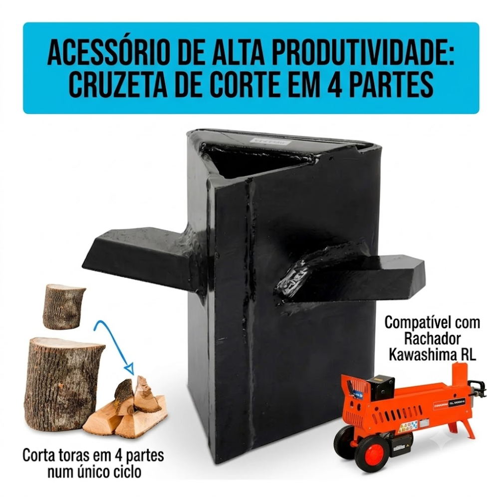 Acessório Cunha Cruzeta para Rachador Kawashima RL3520-E