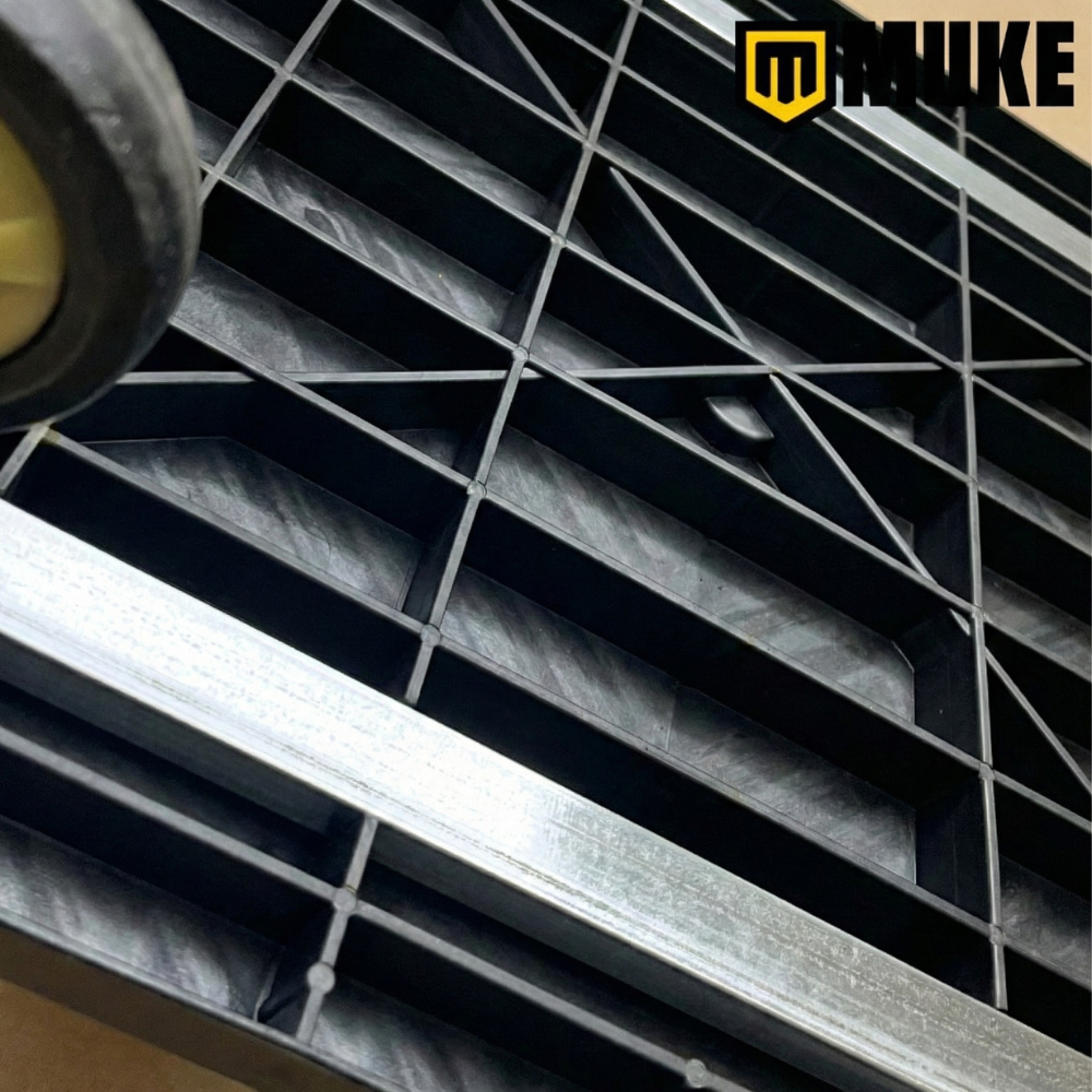 Carrinho Plataforma Dobrável Reforçado Para Carga 400kg 4 Rodas Muke Tools