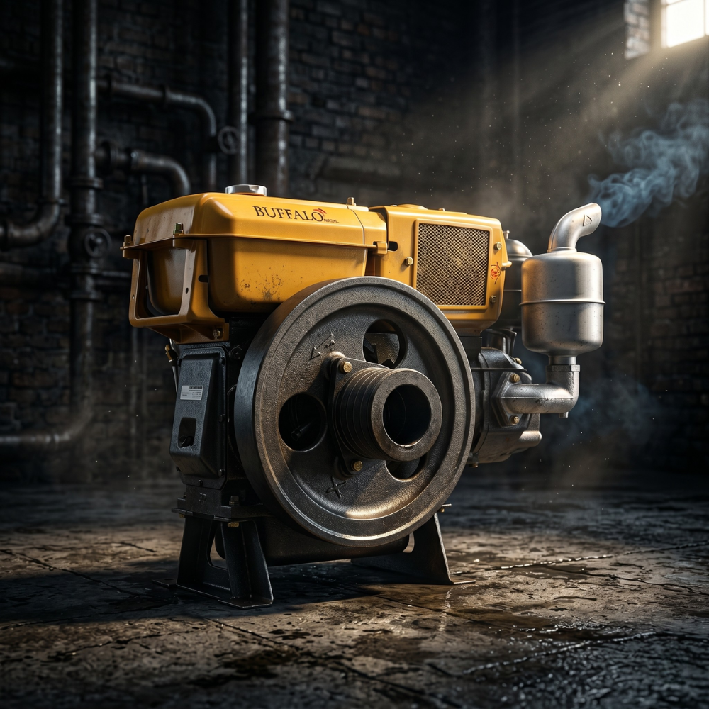 Motor Diesel 18HP Buffalo BFD 18.0 Refrigerado a Água Partida Manual Uso Profissional