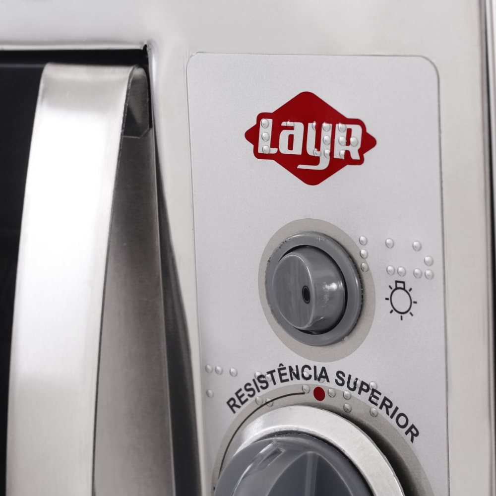 FORNO ELÉTRICO LUXO ADVANCED 2.4 46 LITROS INOX LAYR