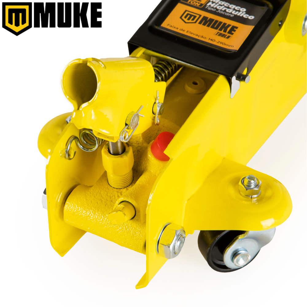 Macaco Hidráulico Jacaré Portátil 2 Toneladas Muke Tools com Maleta