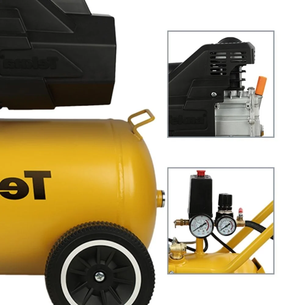 Compressor de Ar CP8550T-2C 43 Litros 2,5HP 8 PCM com Dupla Saída Tekna