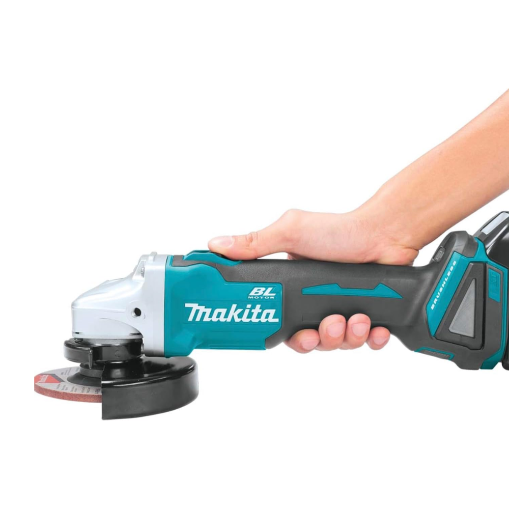 Esmerilhadeira Angular a Bateria Brushless 18V 3.0Ah DGA504 125mm 5" com Bateria e Carregador Makita