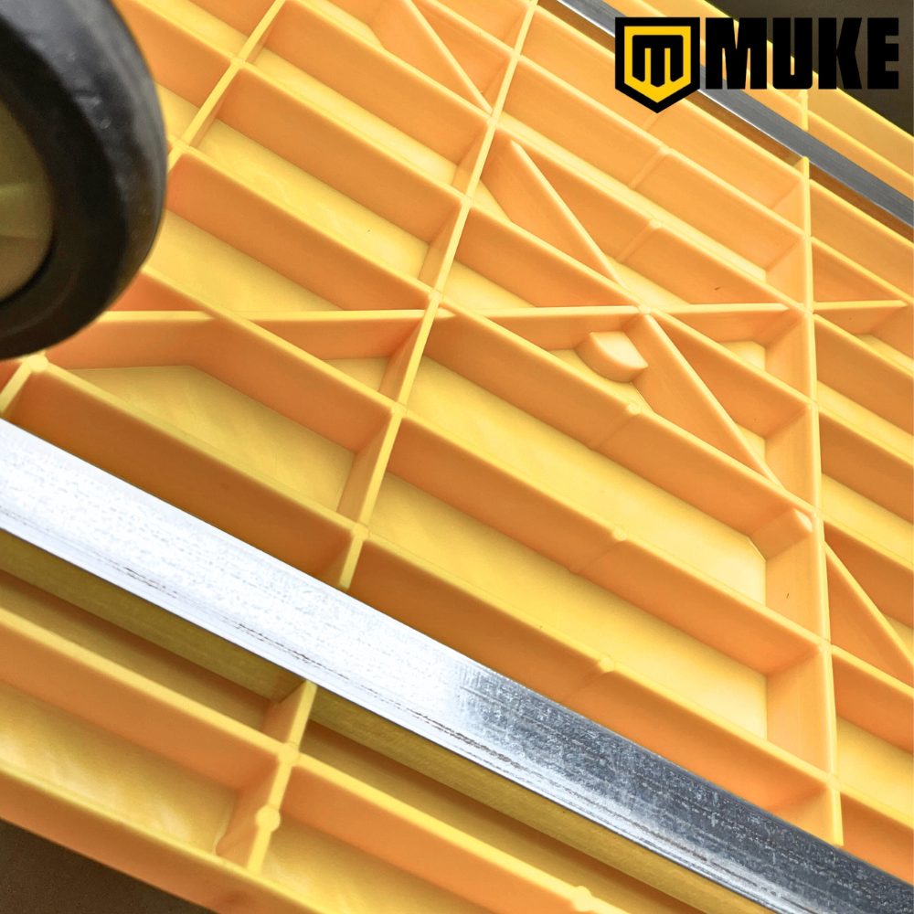 Carrinho Plataforma Dobrável Reforçado para Carga 300kg 4 Rodas Muke Tools