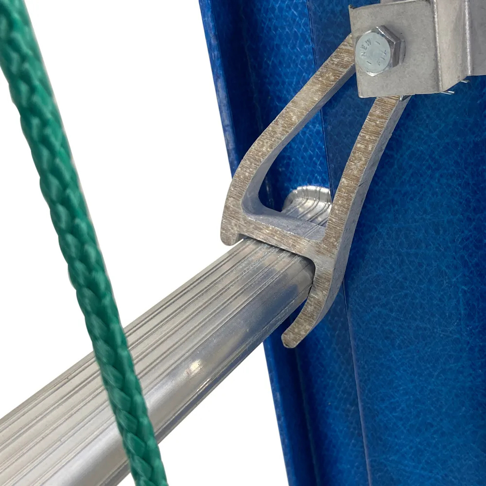 Escada de Fibra e Alumínio Extensível Premium 3,50x5,90m Tipo D 19 Degraus 120kg WBERTOLO