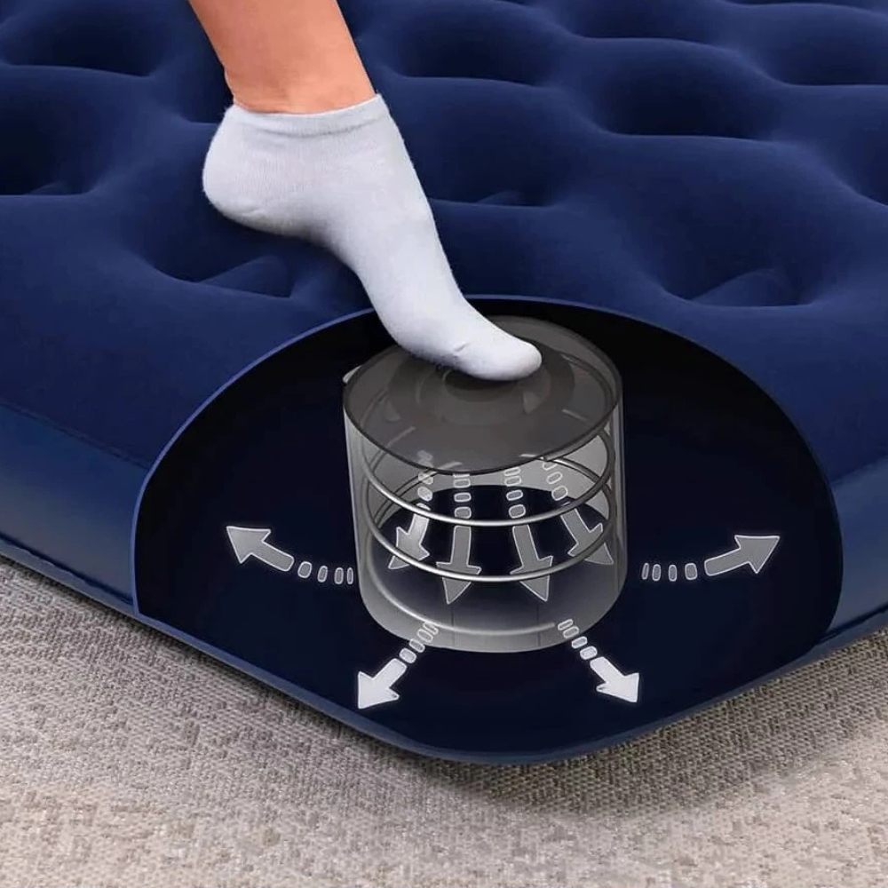 Colchão Inflável Casal Full 191x137x28cm com Bomba Interna Bestway