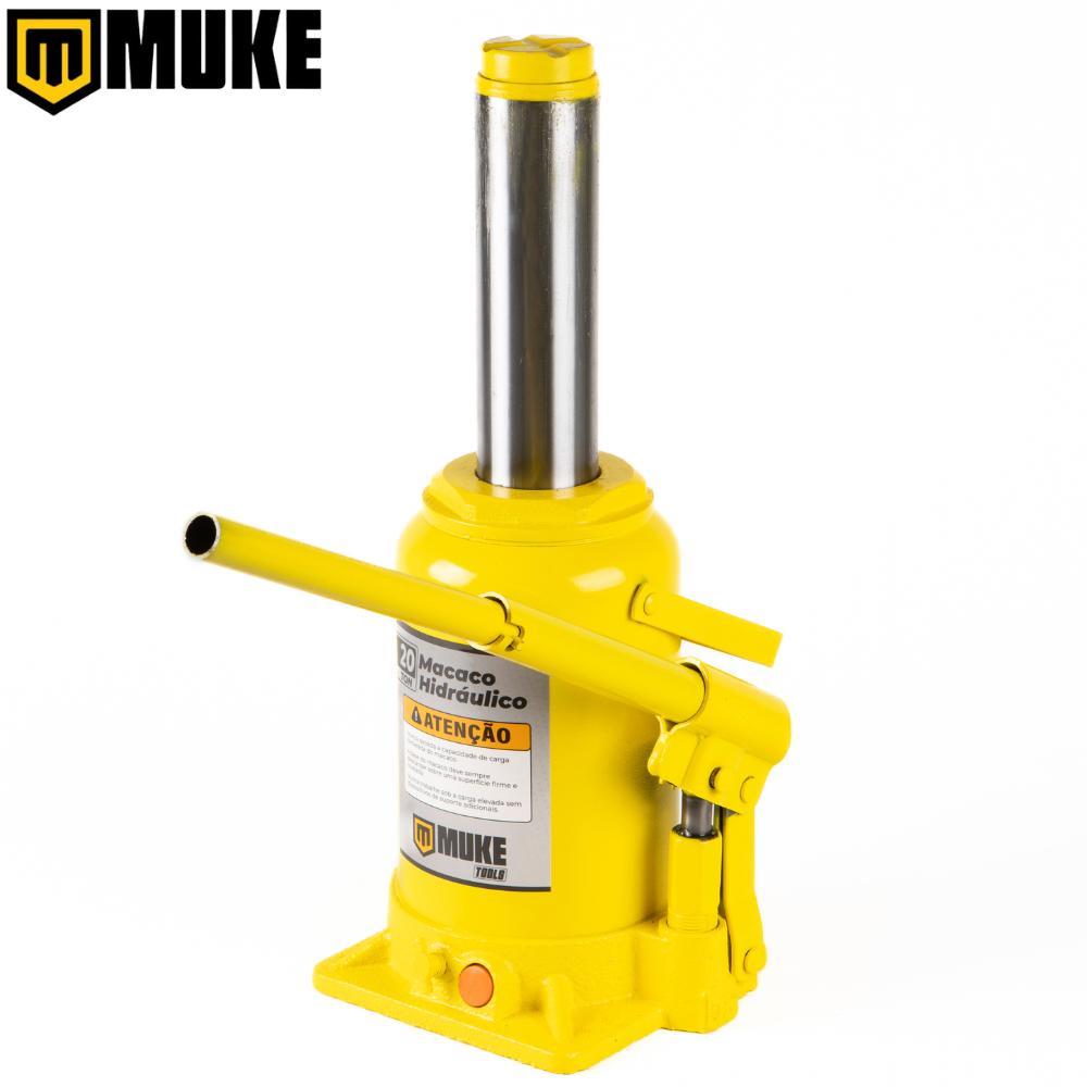 Macaco Hidráulico Tipo Garrafa 20 Toneladas Muke Tools