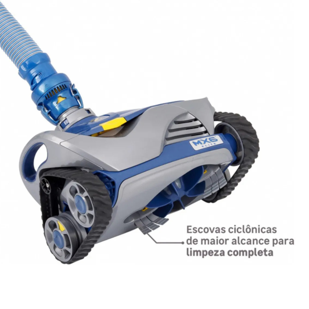 Robô Aspirador de Piscina Automático Zodiac MX6 Elite Hidráulico ? Limpeza Potente e Fácil Instalação