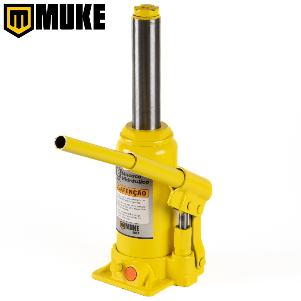 Macaco Hidráulico Tipo Garrafa 8 Toneladas Muke Tools