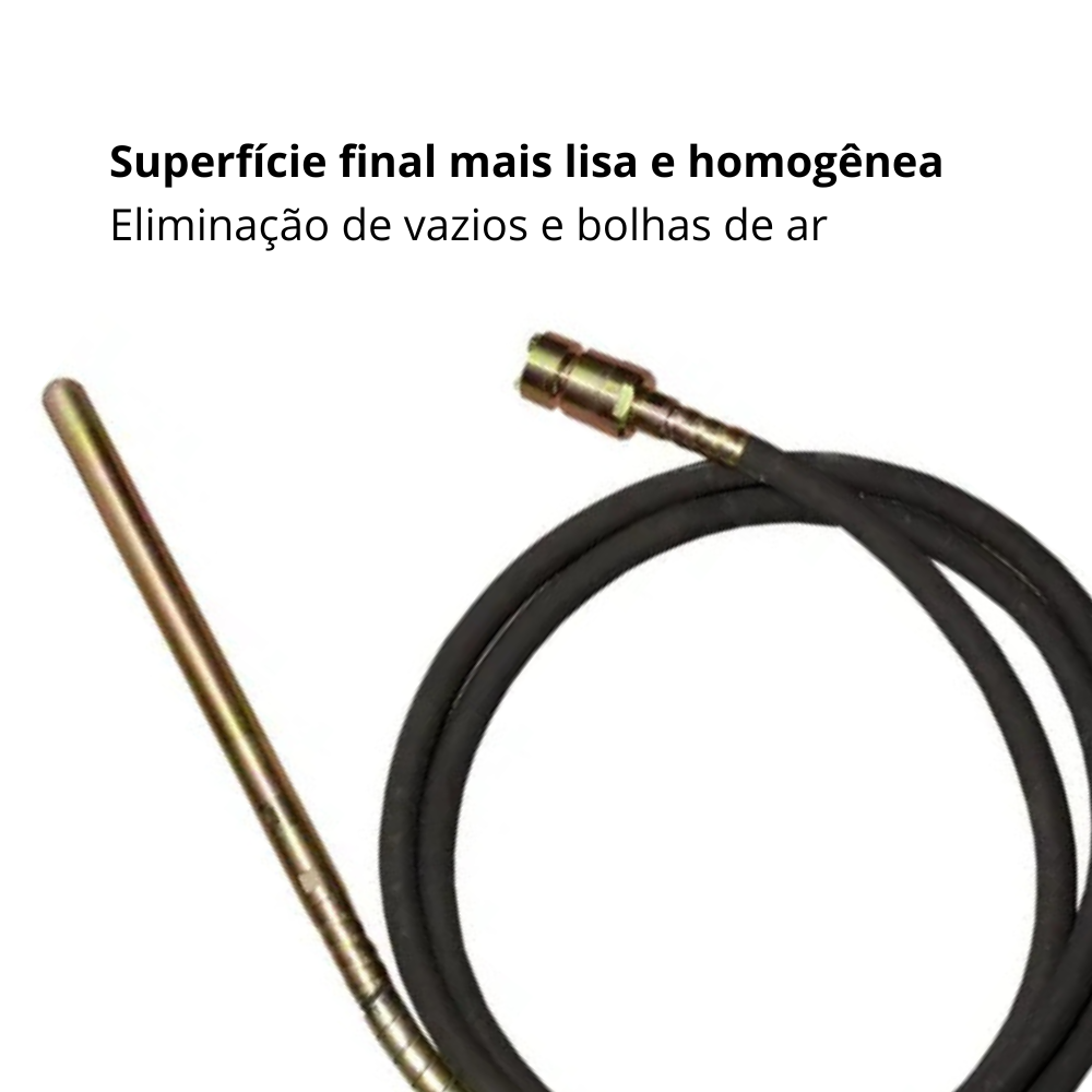 Vibrador de Concreto V45 sem Motor Mangote 5 Metros Buffalo