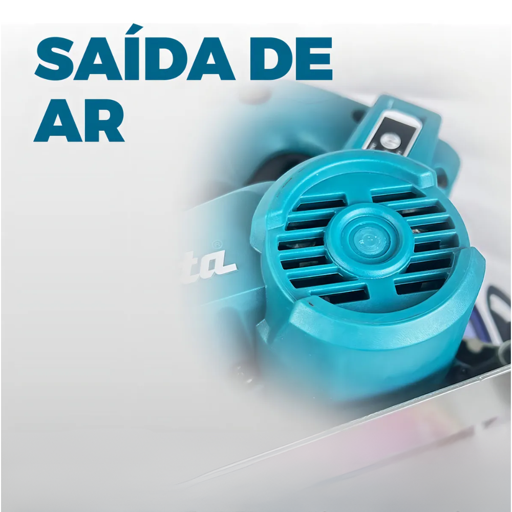 Serra Mármore a Bateria 18V DCC500 125mm Motor Brushless Com Bateria e Carregador Makita