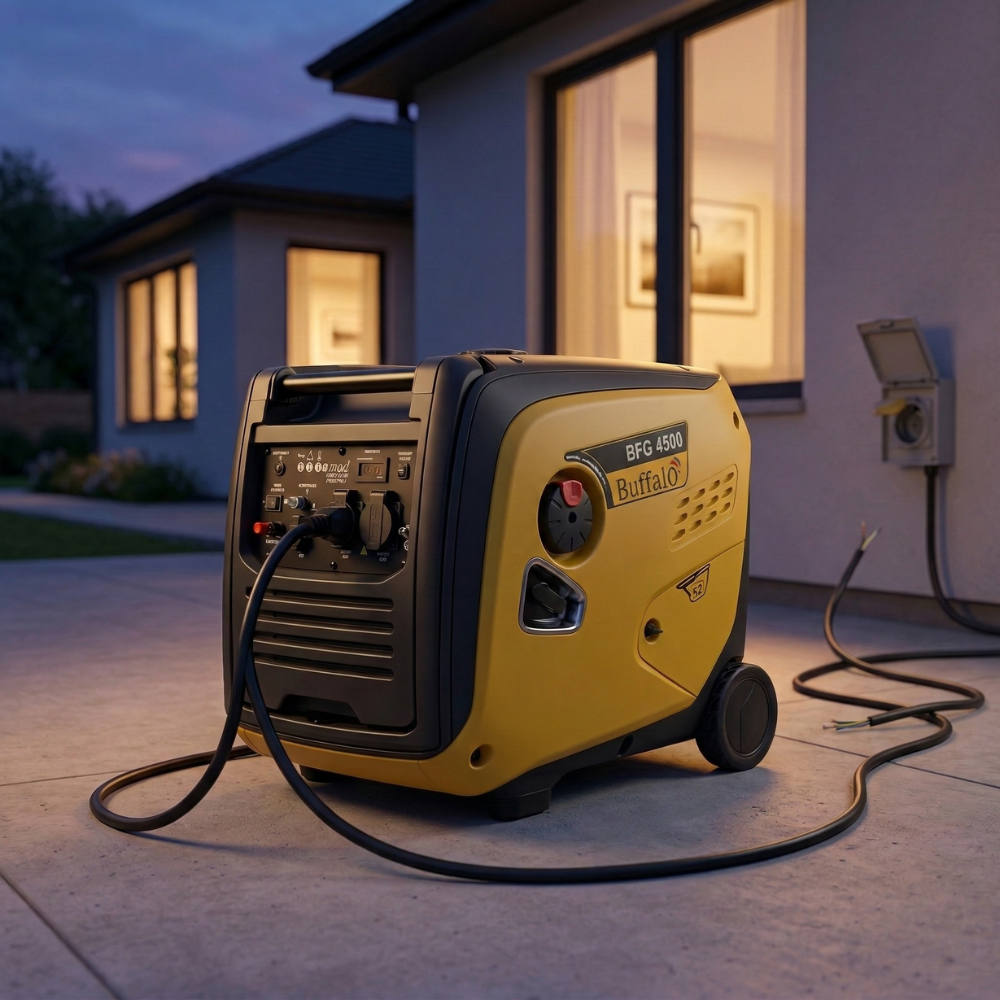 Gerador à Gasolina Partida Manual Inverter Silencioso 4.4 kVA BFG 4.500 Buffalo