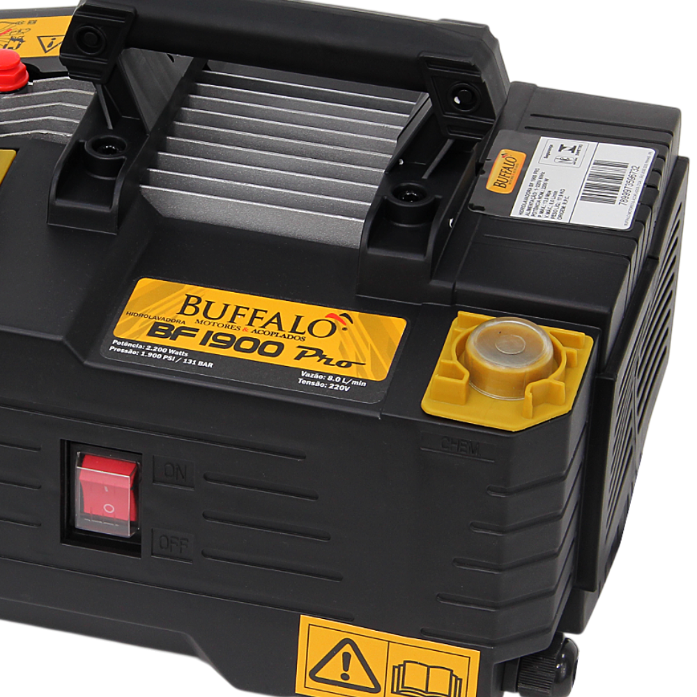 Lavadora de Alta Pressão Profissional Buffalo BF1900 PRO Motor Indução 420L/h 220V