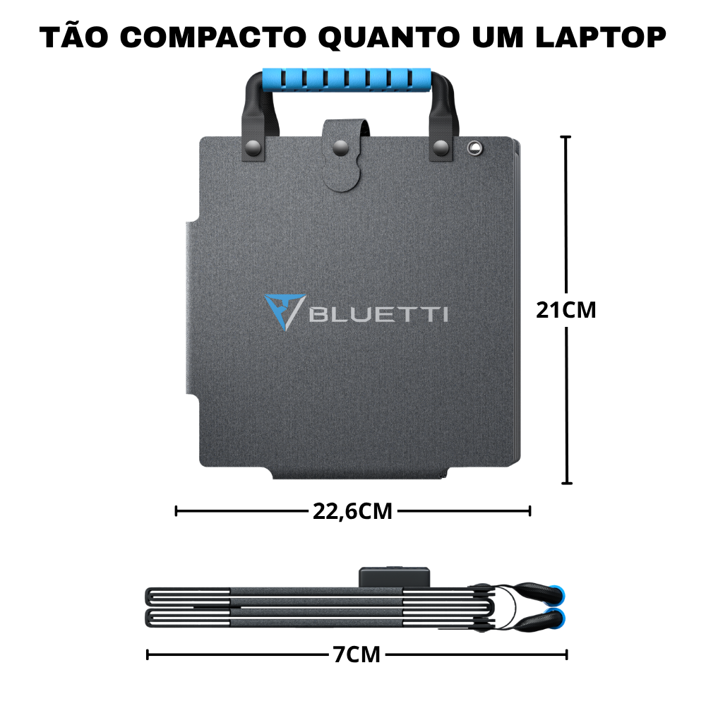 Painel Solar Portátil BLUETTI 60W Dobrável
