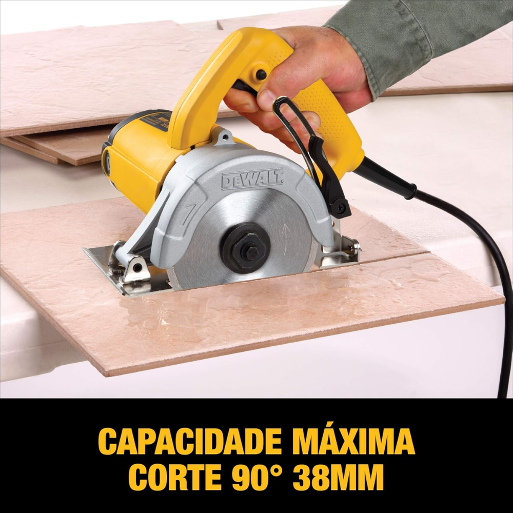 Serra Mármore Uso Industrial 125mm 4.7/8" 1400W 127V DW862BR DeWalt