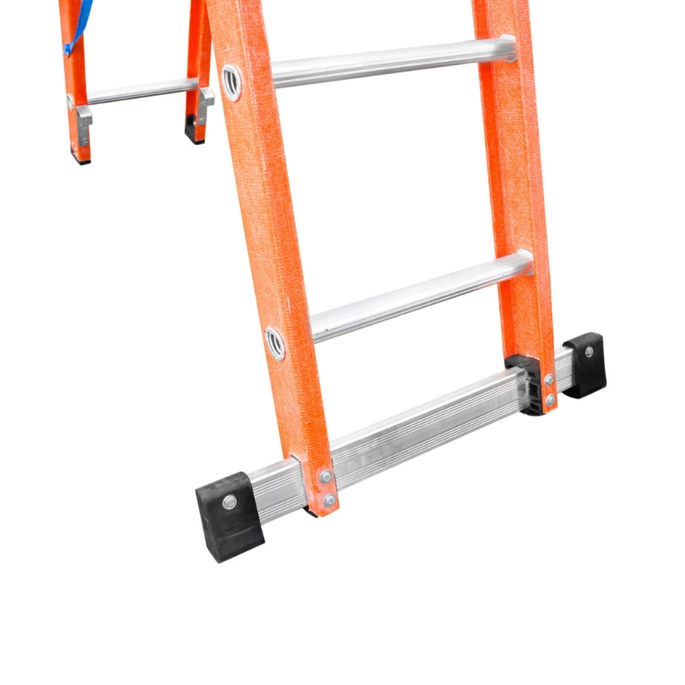 Escada Alumínio Fibra 7x12 Degraus Tesoura Extensível 2,20x3,80m 120kg W.Bertolo