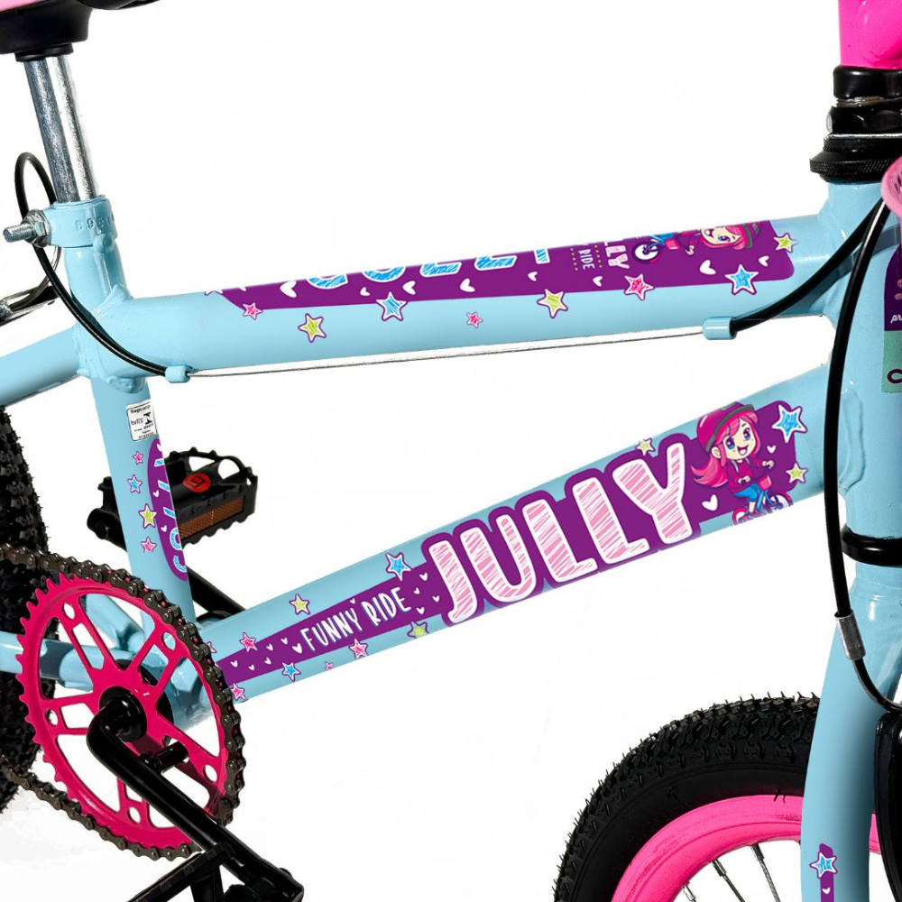 Bicicleta Infantil Aro 20 Colli Jully Com Cestinha e Freios V-Brake