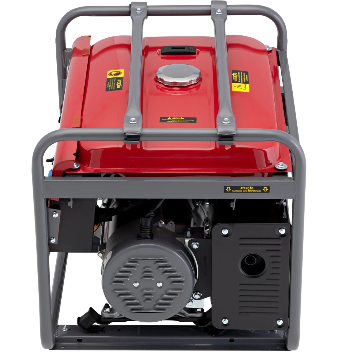 Gerador de Energia à Gasolina 8.5kva 17HP 110/220V Partida Manual B4T-8500 Branco